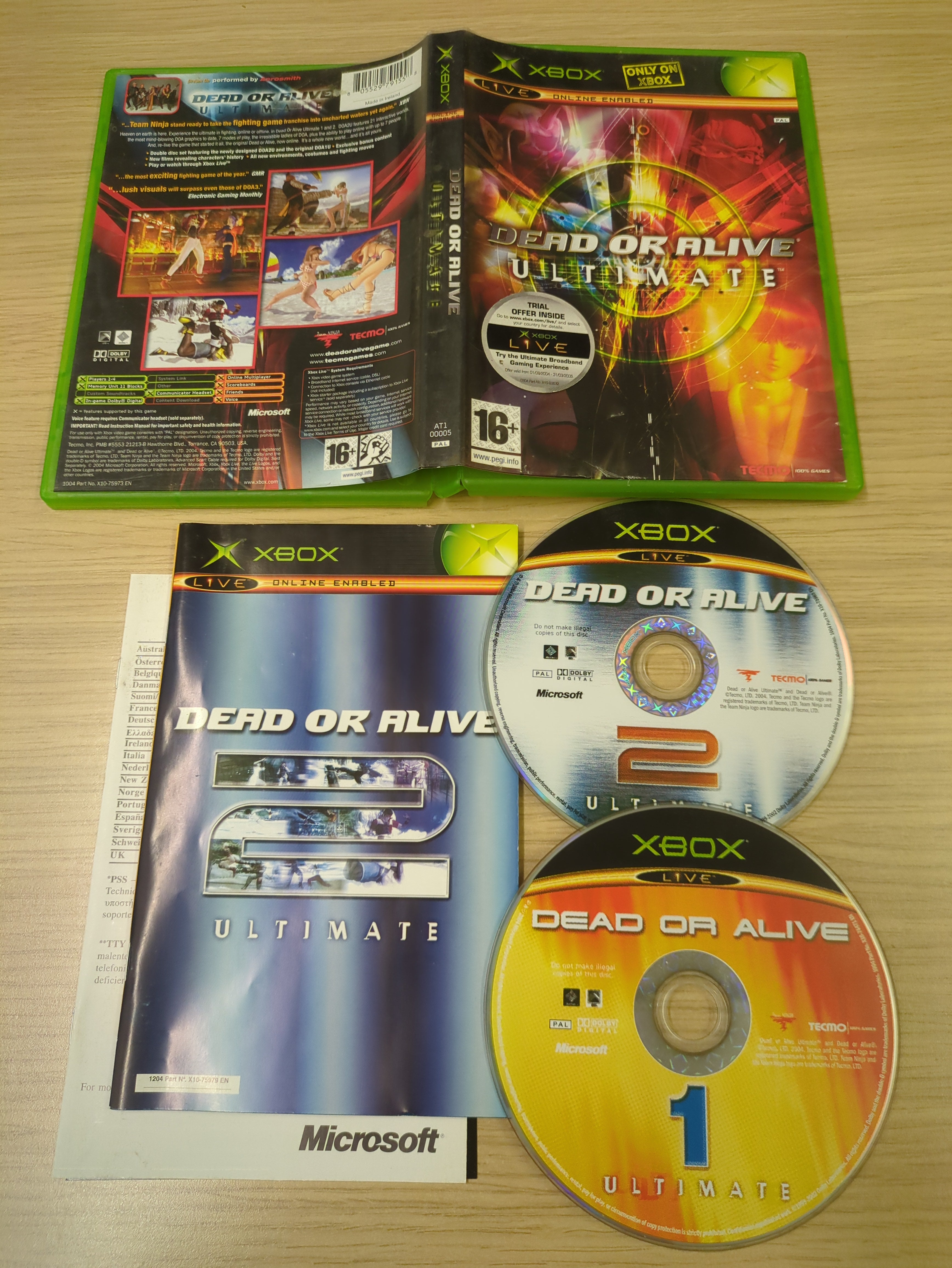 Dead or Alive Ultimate original Xbox Dead or Alive Ultimate original Xbox